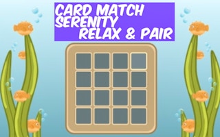 Image Card Match Serenity Relax & Pair