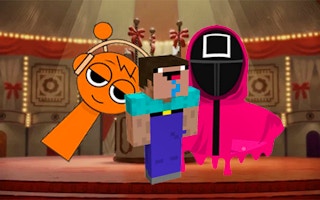 Image Nextbots on Minecraft Squid Game Sprunki